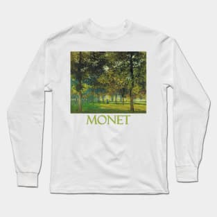 Fairgrounds Alley at Argenteuil by Claude Monet Long Sleeve T-Shirt